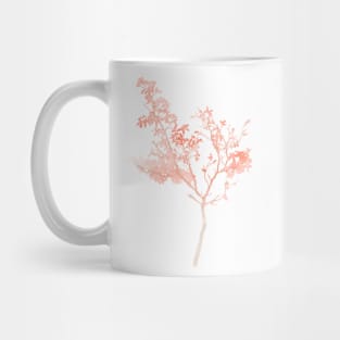 Red Watercolour Tree Mug